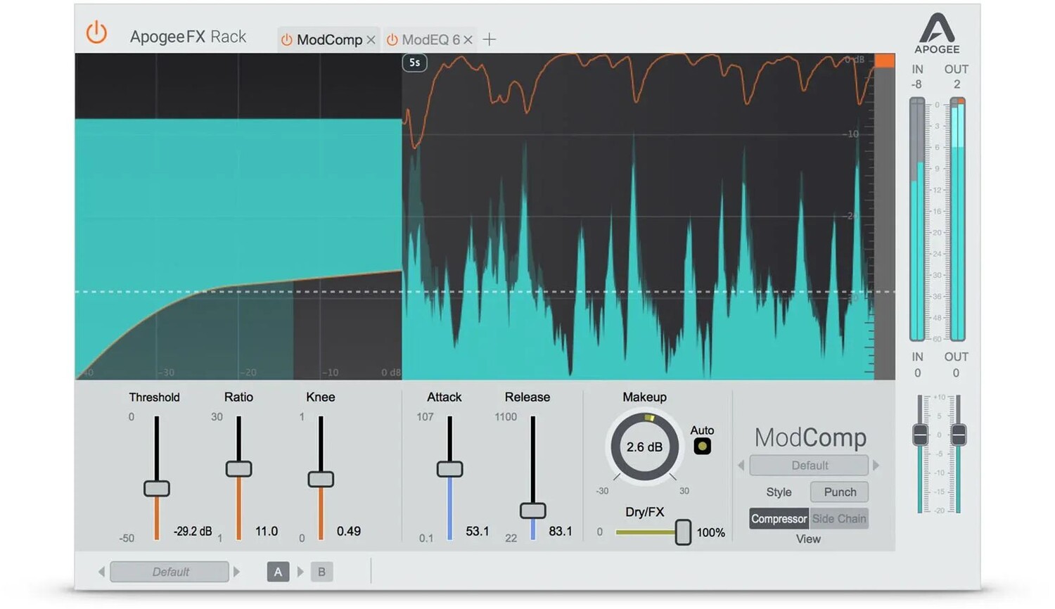 

Apogee FX Rack ModComp - Плагин