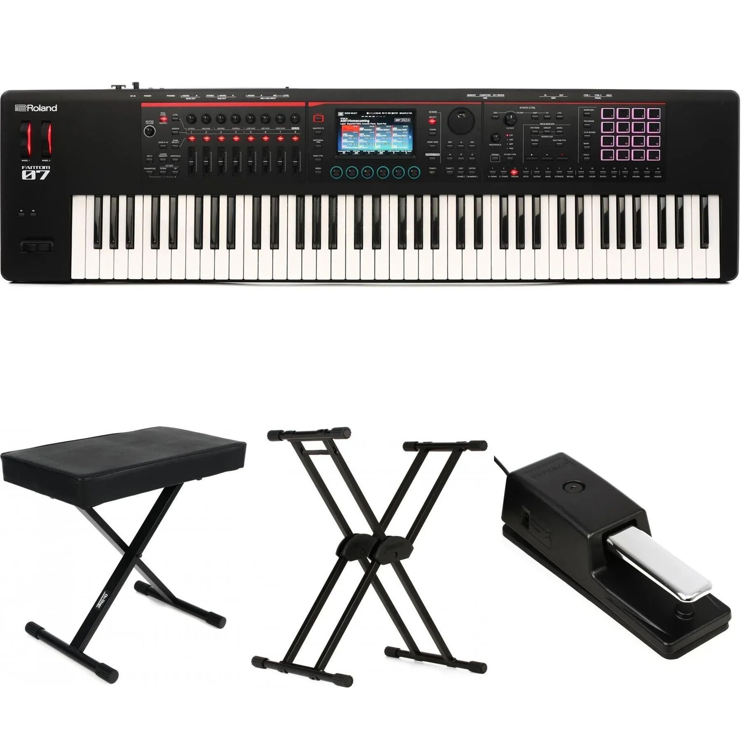 

Roland FANTOM-07: набор клавишных инструментов для музыкальной рабочей станции
