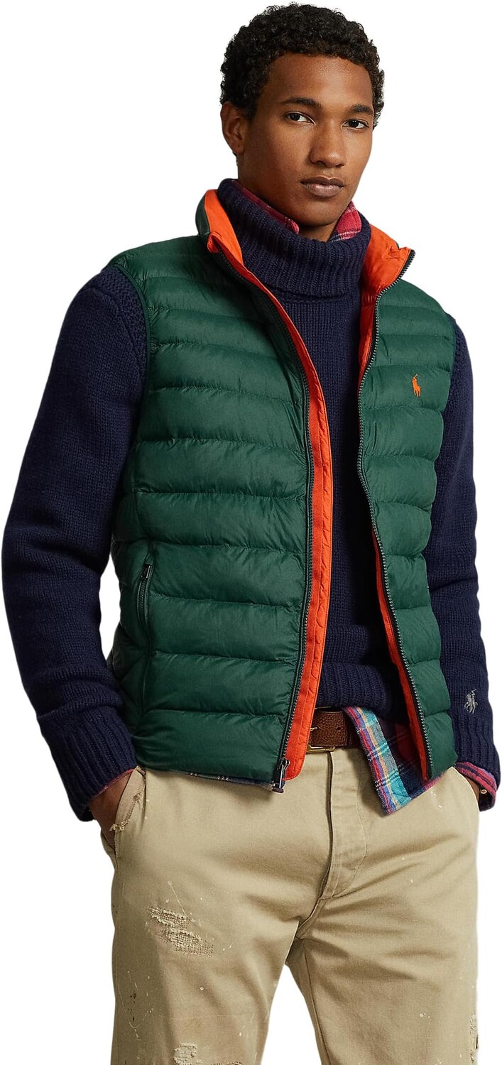 

Складной водоотталкивающий жилет Polo Ralph Lauren, цвет Moss Agate