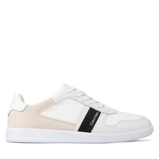 

Кроссовки Calvin Klein Low Top Lace Up Mix HM0HM00491 Triple White 01S, белый