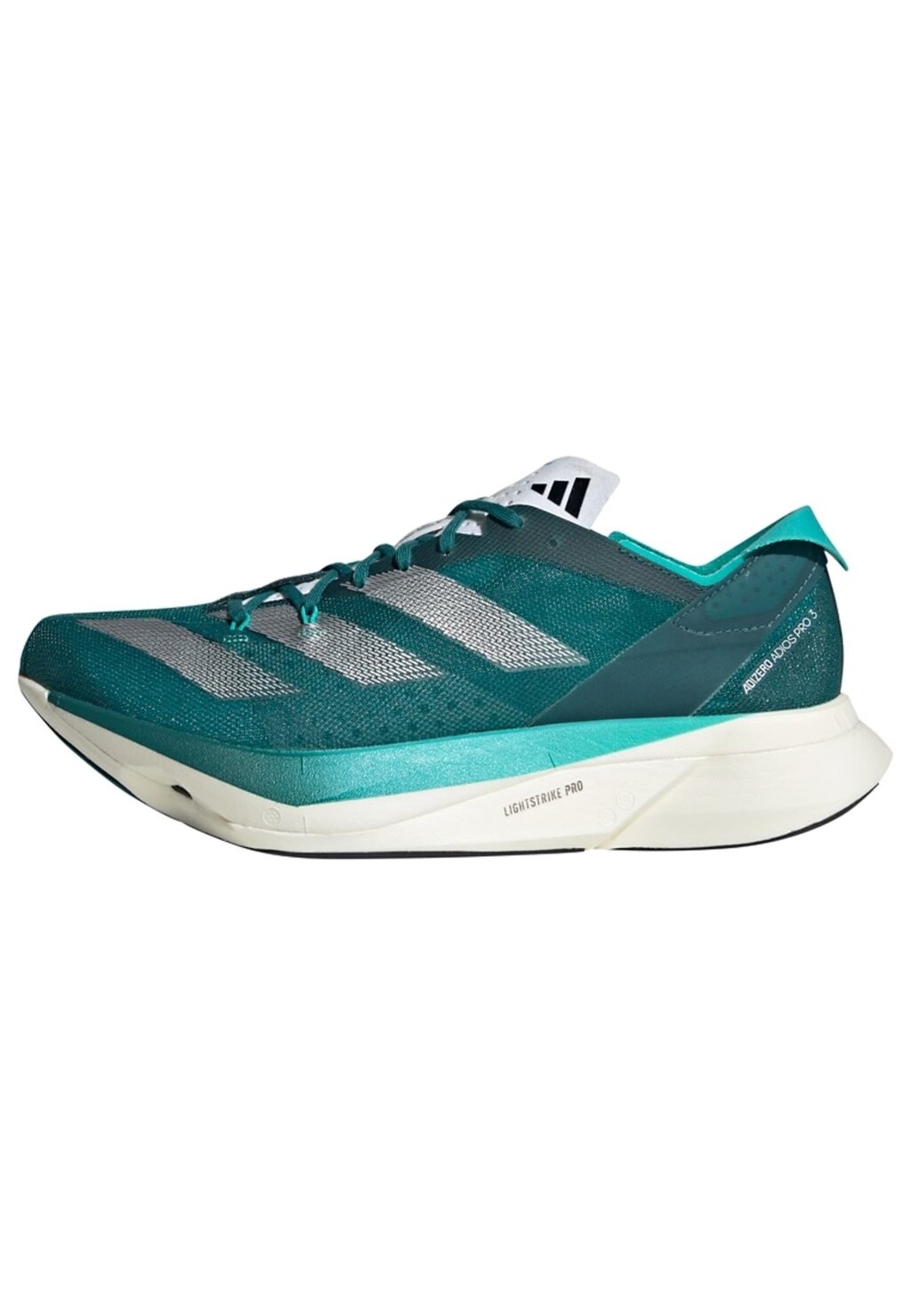 

кроссовки для бега со стабильностью ADIZERO ADIOS PRO 3 Adidas, устаревший бирюзово-серебристый металлик мятного цвета
