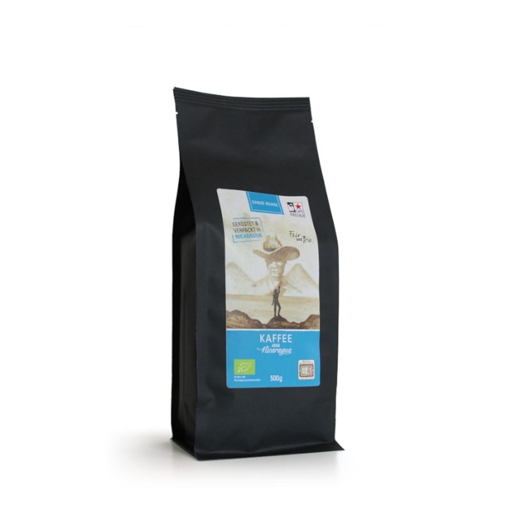 

Café de Nicaragua, 500г, цельные бобы, органические, обжаренные в Никарагуа Café Chavalo