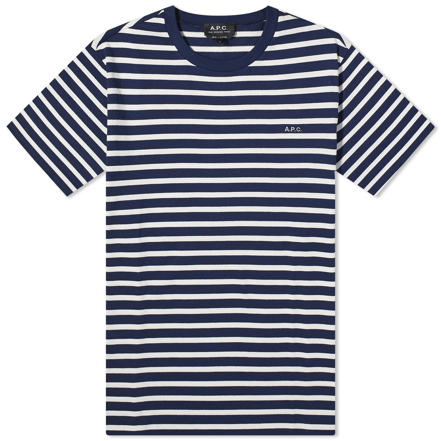 

Футболка A.P.C. Emilien Stripe, цвет Dark Navy & White