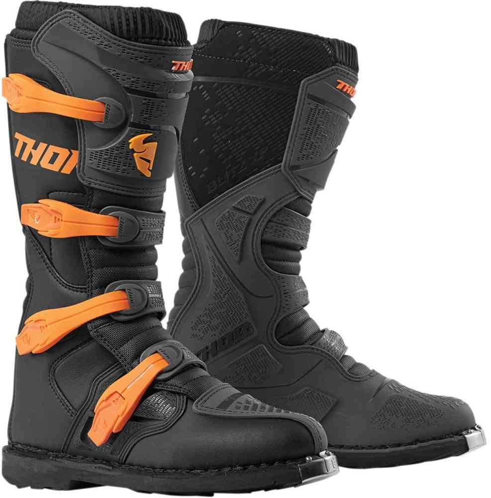 цена Ботинки для мотокросса Blitz XP Thor, серый/оранжевый