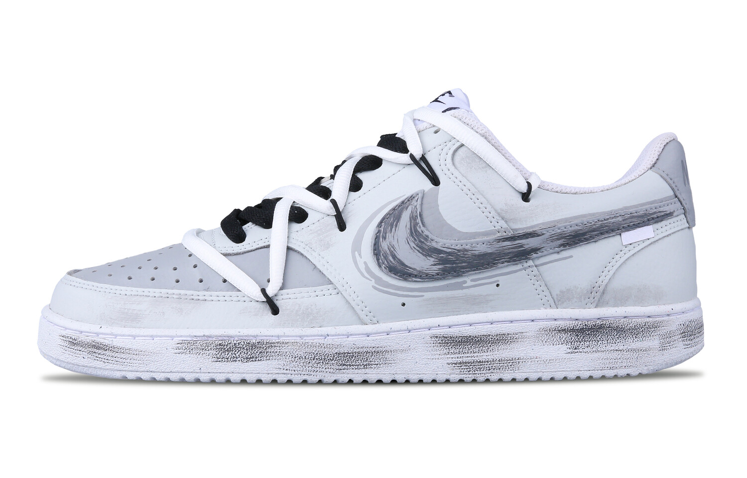 

Кроссовки Nike Court Vision 1 Skateboarding Shoes Women's Low-top Gray, серый