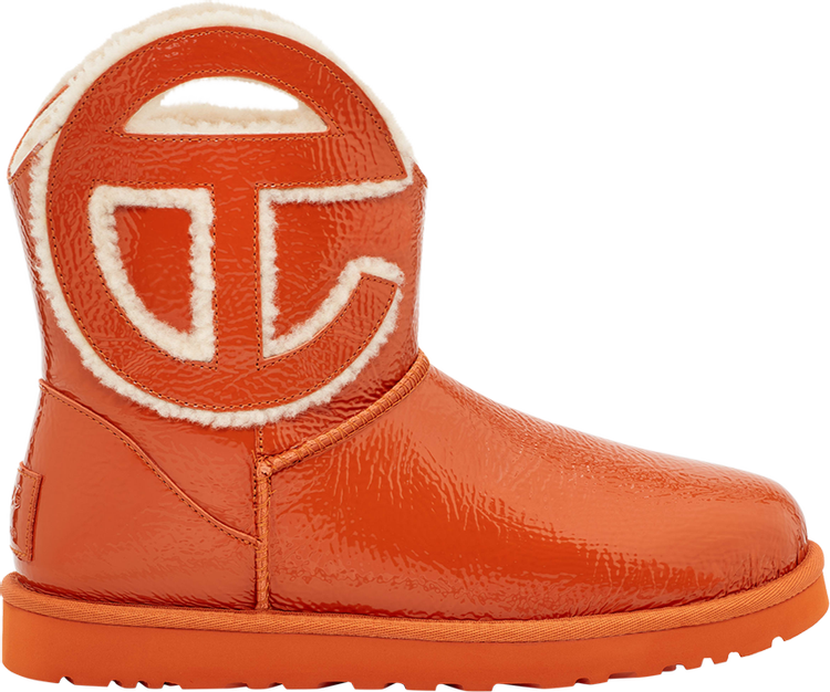 Кроссовки Telfar x Logo Mini Boot 'Crinkle - Spicy Pumpkin', оранжевый
