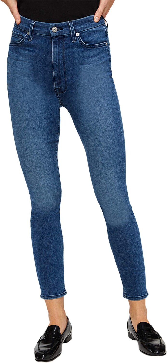 

Джинсы 7 For All Mankind Aubrey in Peace Blue, цвет Peace Blue
