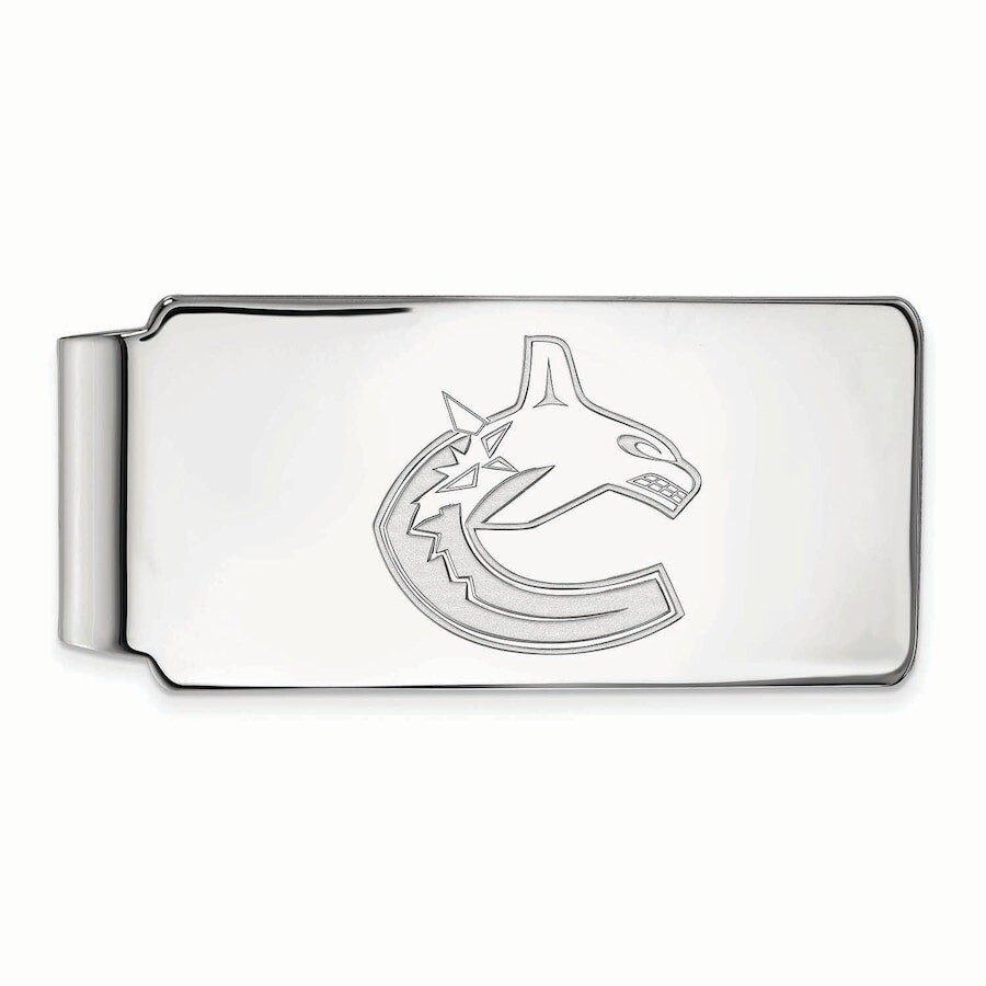 

Зажим для денег LogoArt Vancouver Canucks, серебряный