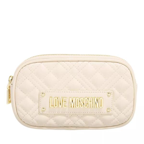 

Кошелек portaf quilted pu avorio Love Moschino, бежевый