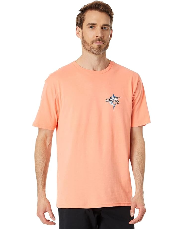 

Футболка Quiksilver Waterman Beauty At Sea Short Sleeve Tee, цвет Peach Pink