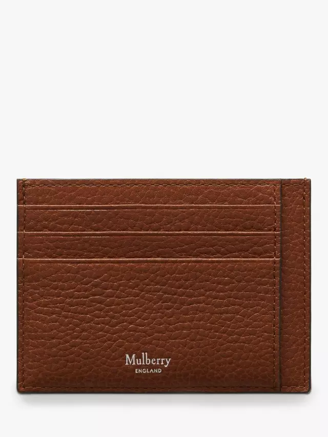

Картхолдер Mulberry Small Classic Grain Leather, цвет oak
