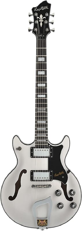 

Электрогитара Hagstrom Alavar Compact Semi-Hollow Body Swedish Frost Gloss Finish