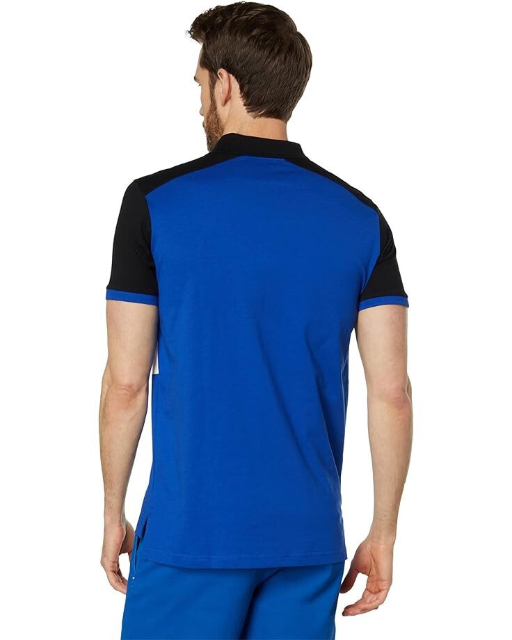 

Поло U.S. POLO ASSN. Slim Fit Chest Stripe Color-Block Polo, цвет Blue Raft