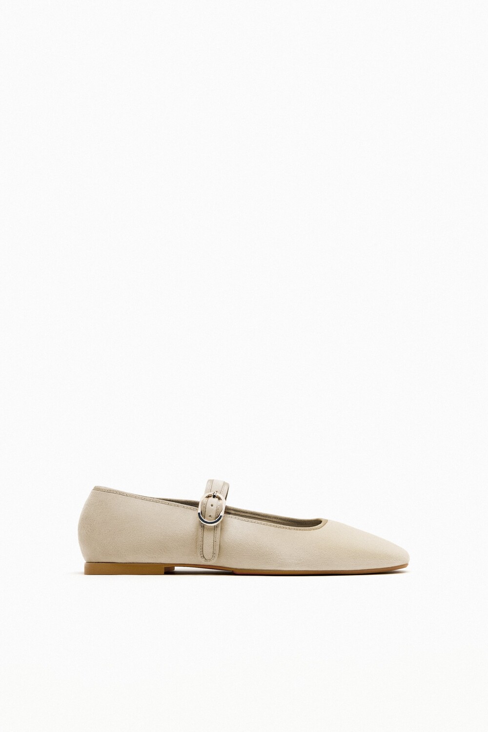 

Бархатные туфли Zara, темно-серый