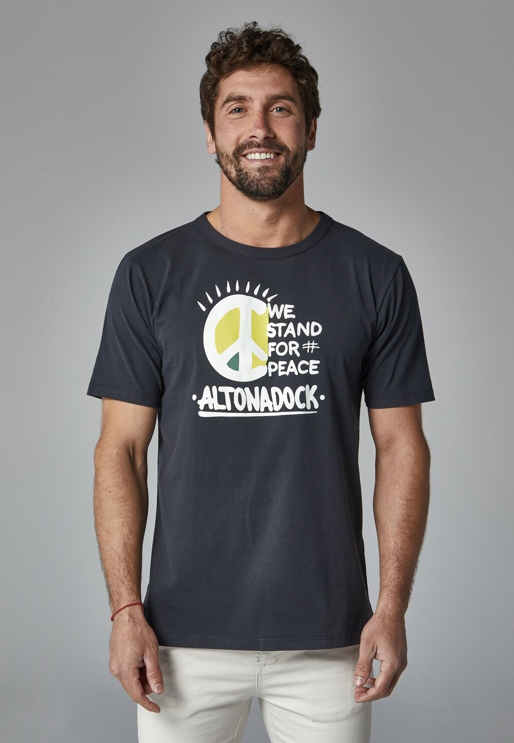 

Футболка с принтом SERIGRAFIA SÍMBOLO PAZ ALTONADOCK, черный