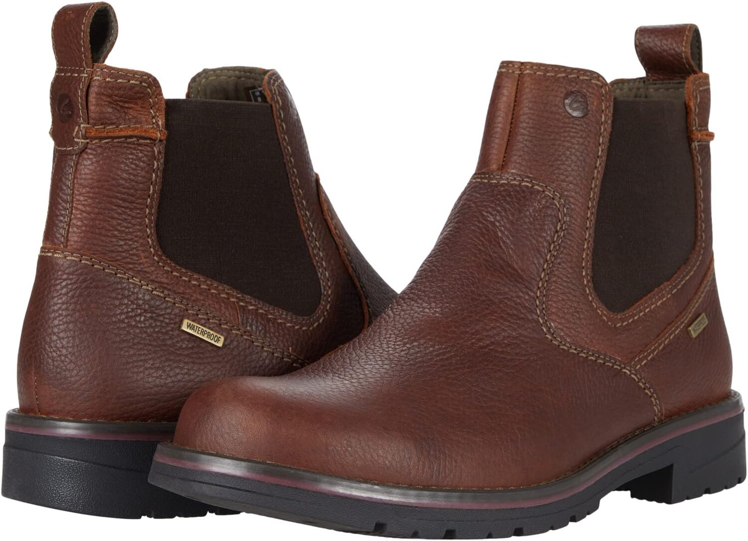 

Ботинки Clarks Morris Up Waterproof, цвет Brown Tumbled Leather