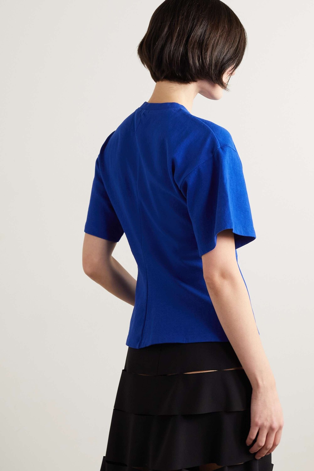 

PROENZA SCHOULER Футболка из смесового хлопкового джерси, синий