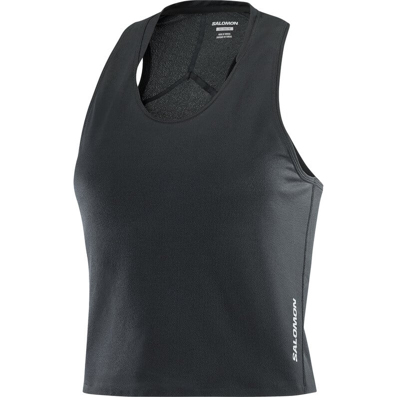 

Женский короткий топ Sense Aero Salomon, черный