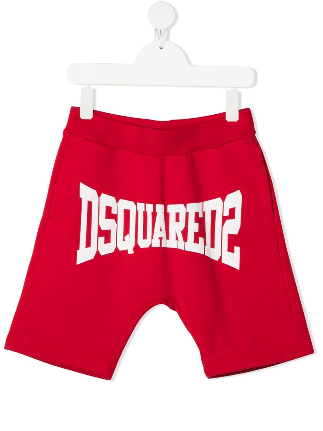 

DSQUARED2 KIDS спортивные шорты с логотипом, красный