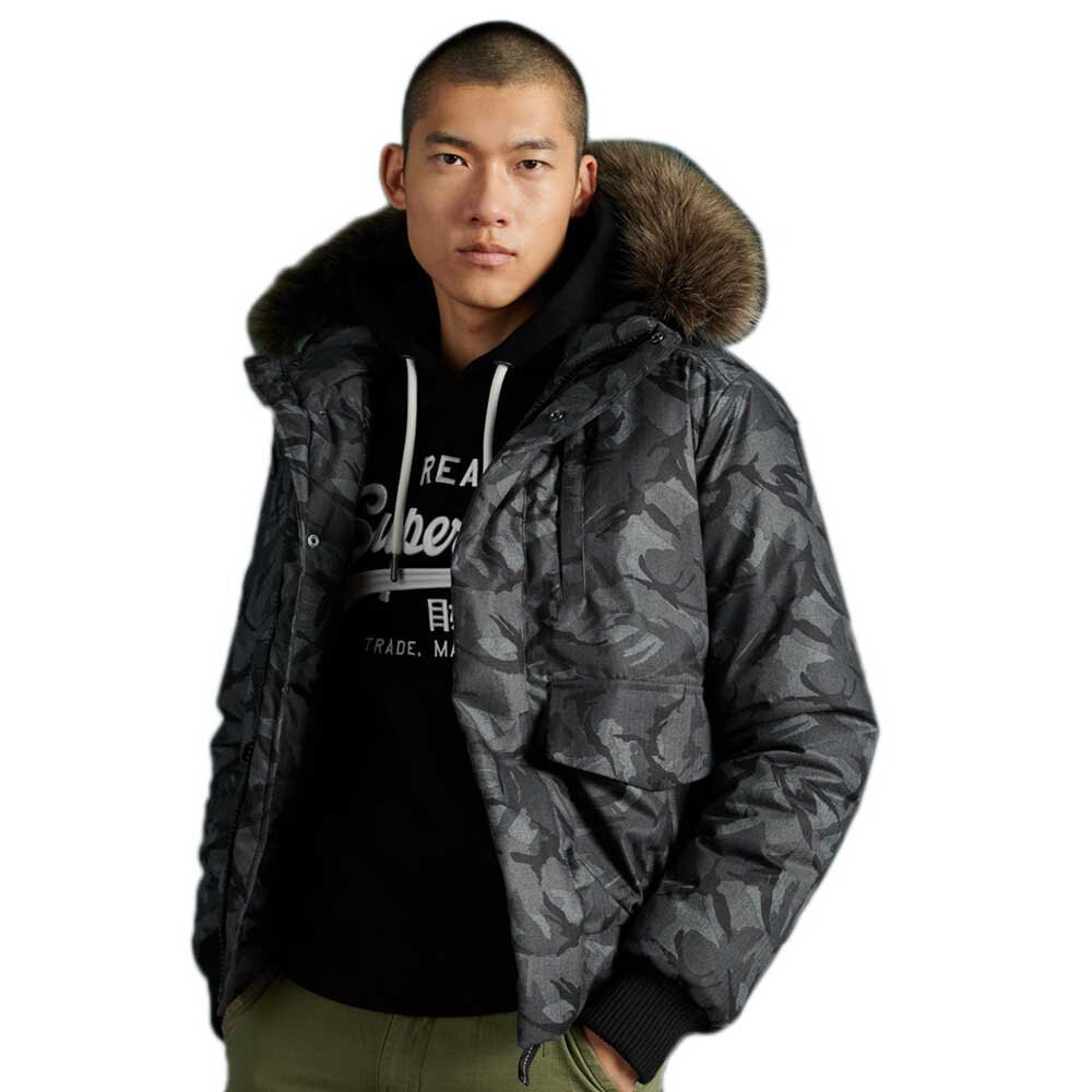 

Куртка Superdry Everest Bomber, серый