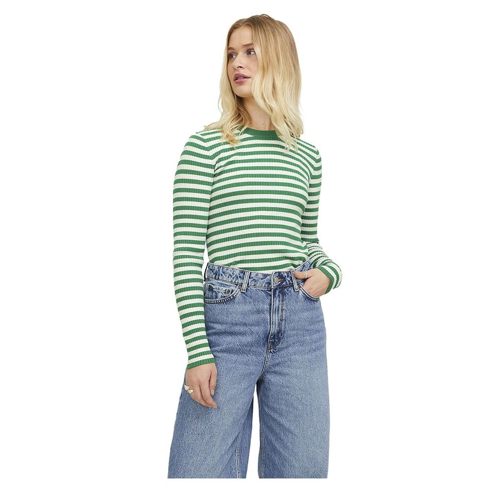 

Свитер Jack & Jones Jodi Tight Stripe JJXX Crew Neck, зеленый