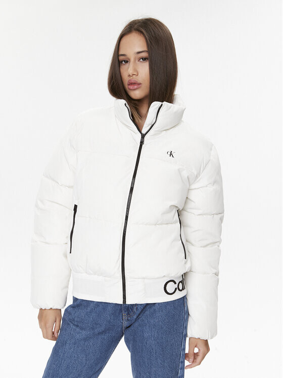 

Пуховик свободного кроя Calvin Klein, белый