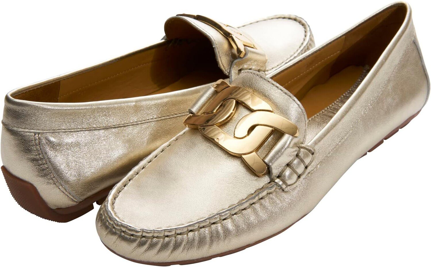 

Лоферы Aiker Vaneli, цвет Platino Metallic Glove Nappa