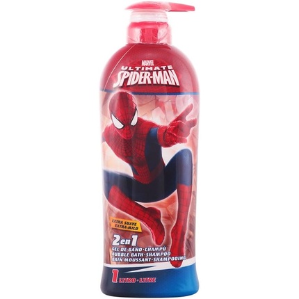 Марвел 2в1 для ванны и шампуня 1000мл, Spiderman
