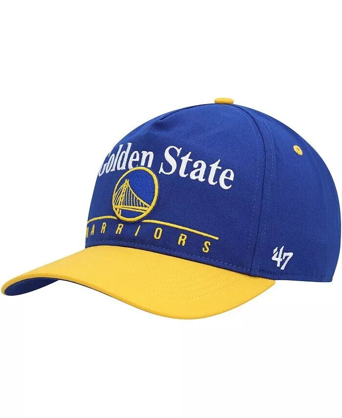 

Мужская регулируемая кепка Golden State Warriors Super Hitch Royal, золотого цвета '47 Brand, синий