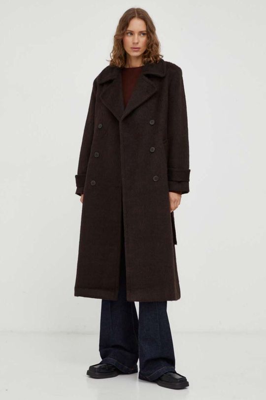 Пальто с добавлением шерсти Levi's, коричневый