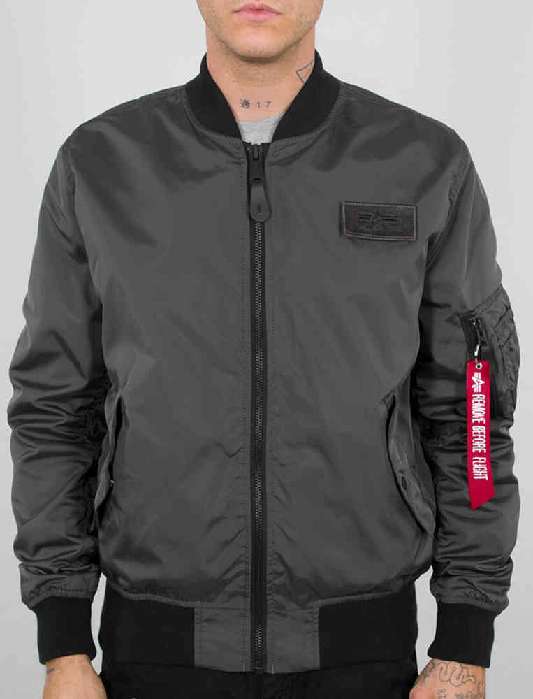 Куртка MA-1 ТТС Alpha Industries, темно-серый куртка м 65 alpha industries хаки
