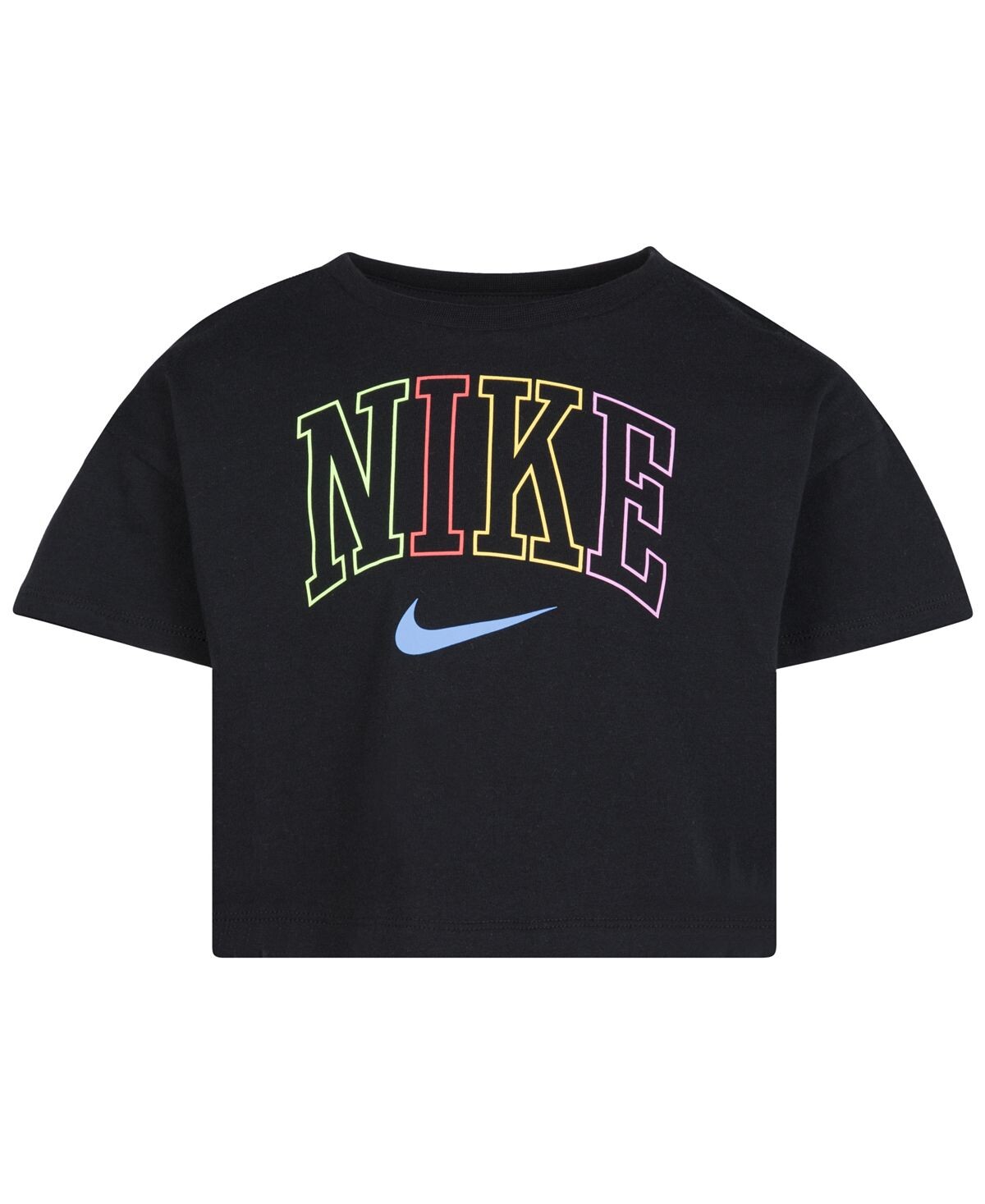 

Свободный топ в стиле ретро с перемоткой для маленьких девочек Nike