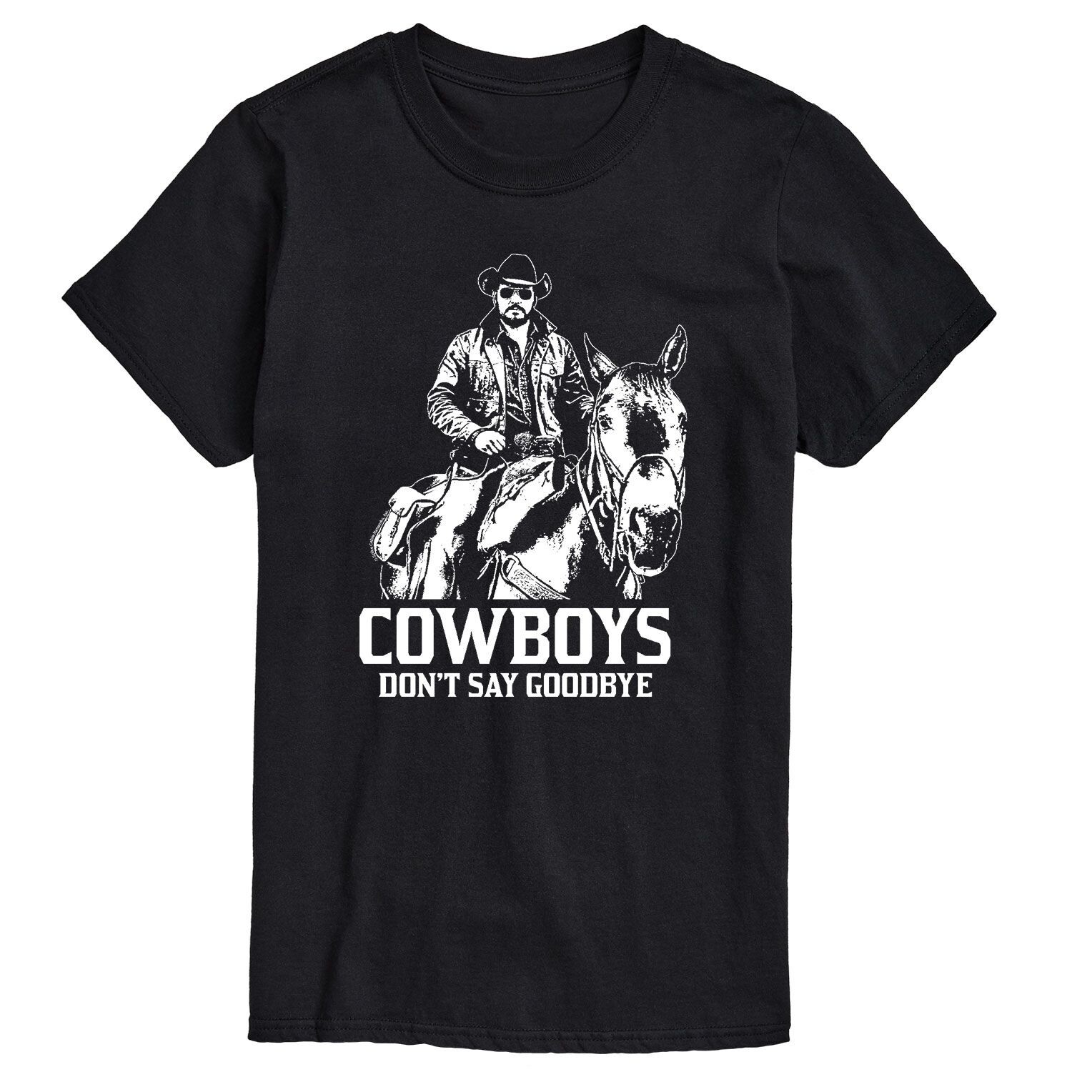 

Футболка Big & Tall Yellowstone Goodbye, Black Licensed Character, черный