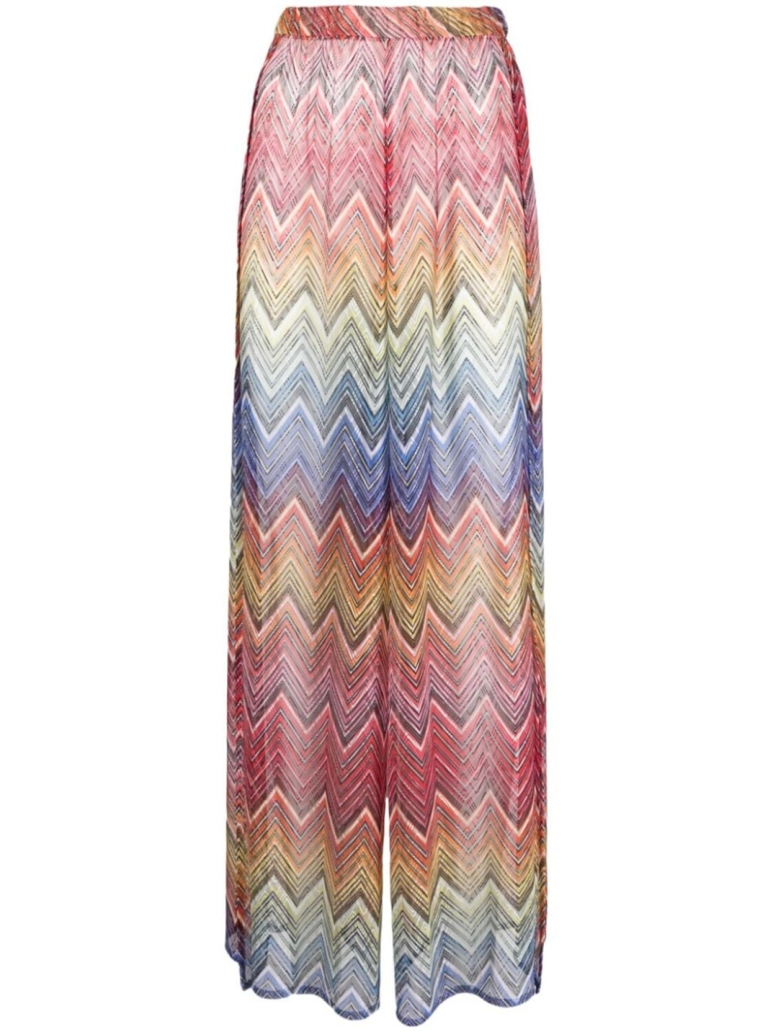 

Missoni широкие брюки с узором зигзаг, красный