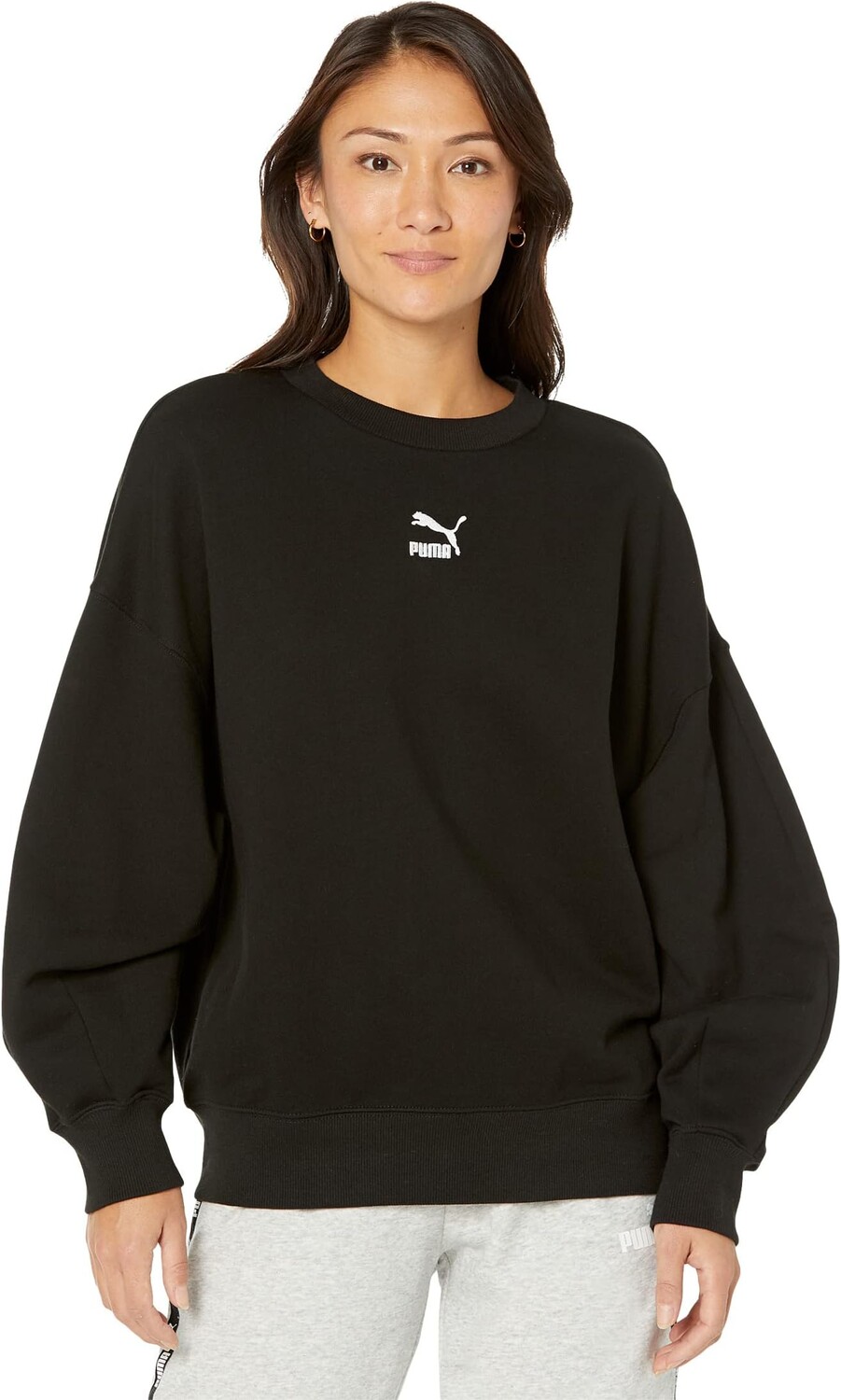 

Толстовка PUMA Classics Oversized Crew, цвет Puma Black