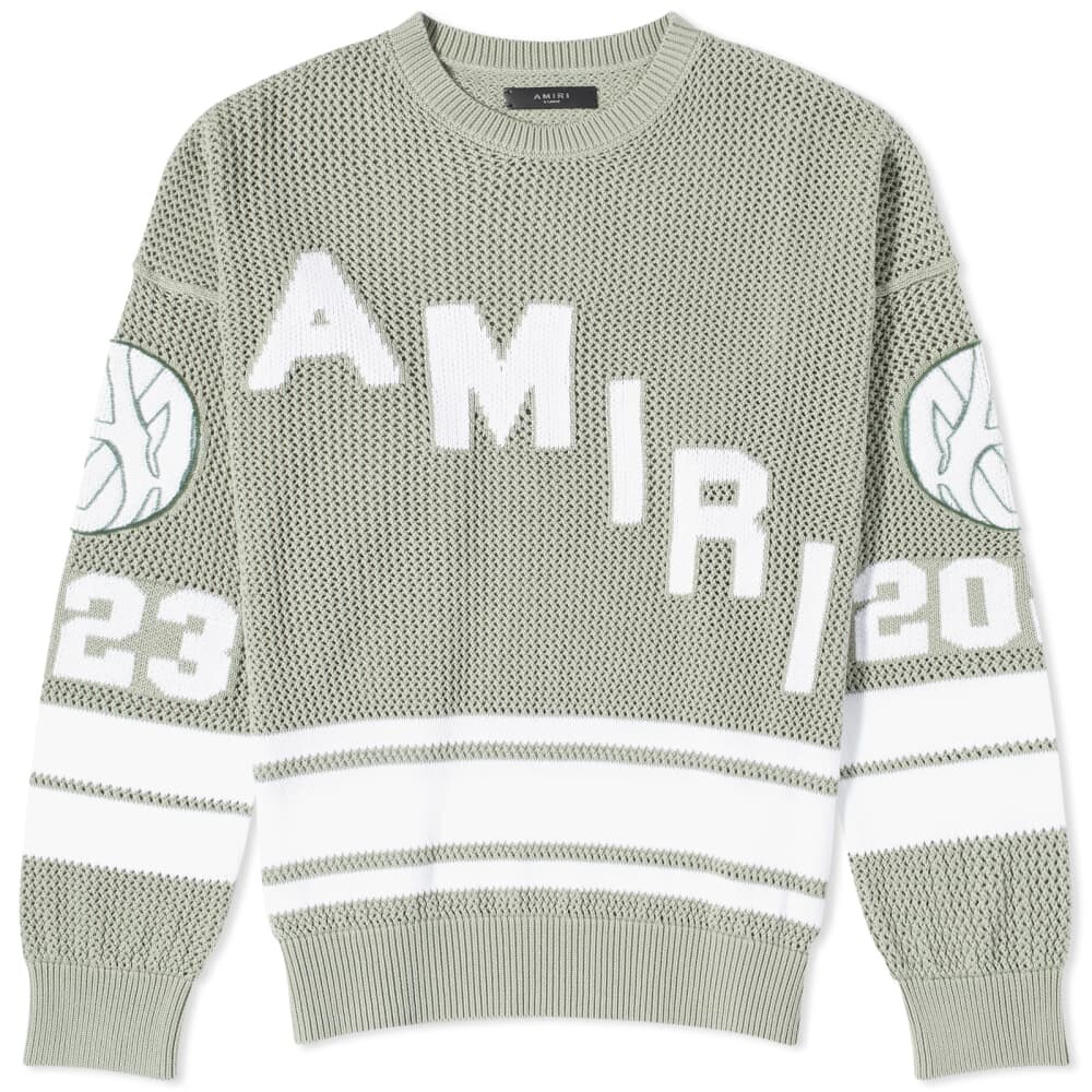 

Свитер с хоккейным логотипом AMIRI