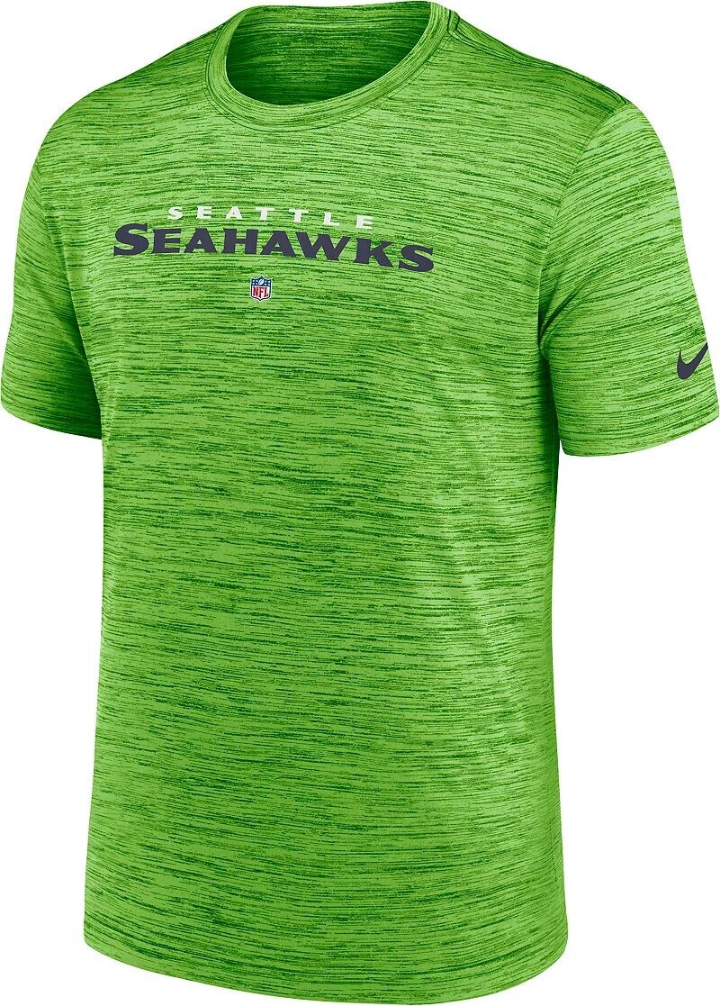 

Мужская зеленая футболка Nike Seattle Seahawks Sideline Velocity