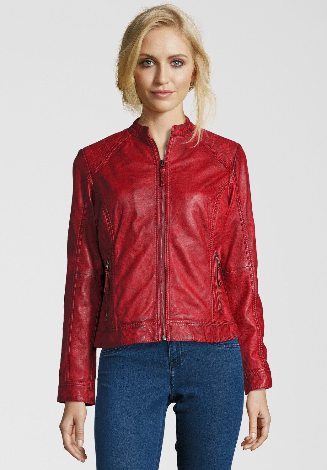 

Кожаная куртка 7eleven Bikerjacke ROSALIE, красный