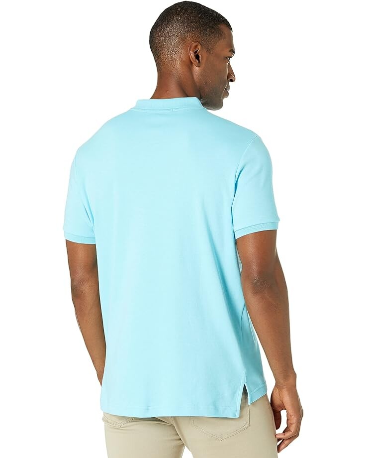 

Поло U.S. POLO ASSN. Solid Interlock Polo, цвет Horizon Blue