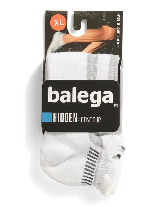 

Носки-невидимки со скрытым контуром Balega, белый