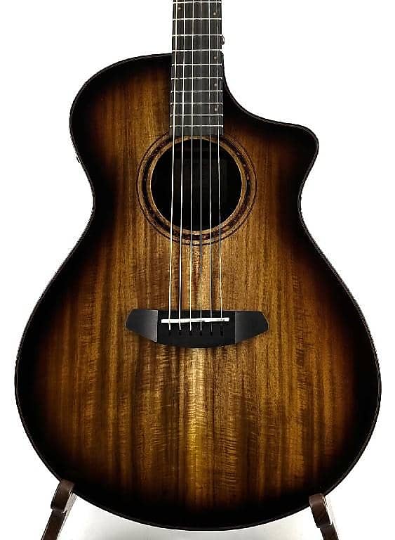 цена Акустическая гитара Breedlove Pursuit Exotic S Concert Edgeburst Cutaway Acoustic Electric Ser# CC220505226