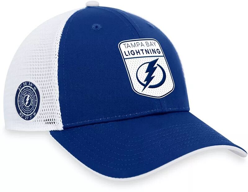 

Кепка NHL Tampa Bay Lightning 2023-2024 Authentic Pro Draft Trucker