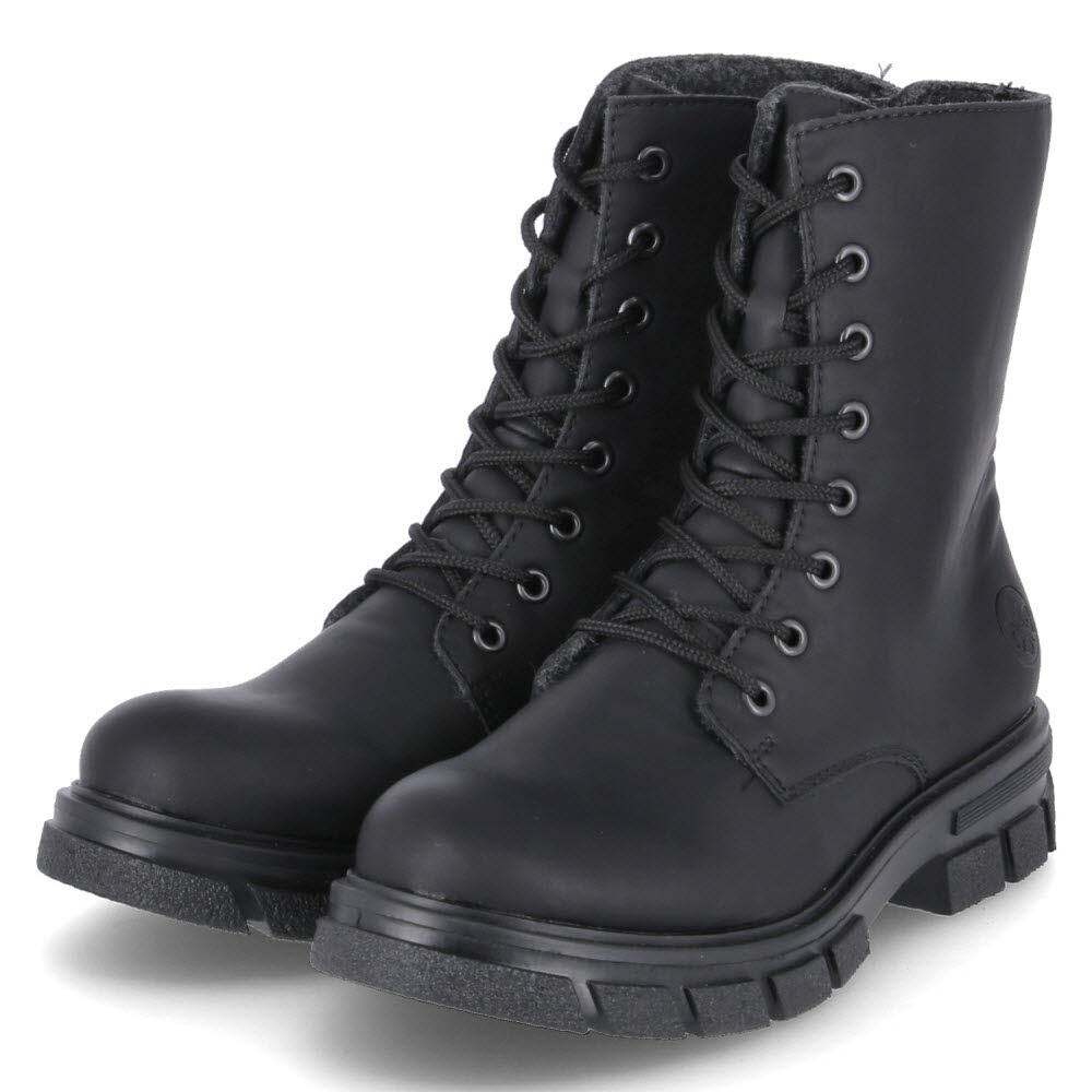 

Ботинки rieker Schnürstiefel, черный
