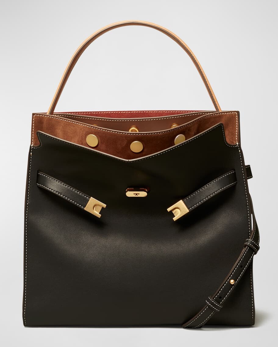 

Мягкая двойная сумка-сэтчел Lee Radziwill Deconstructed Tory Burch