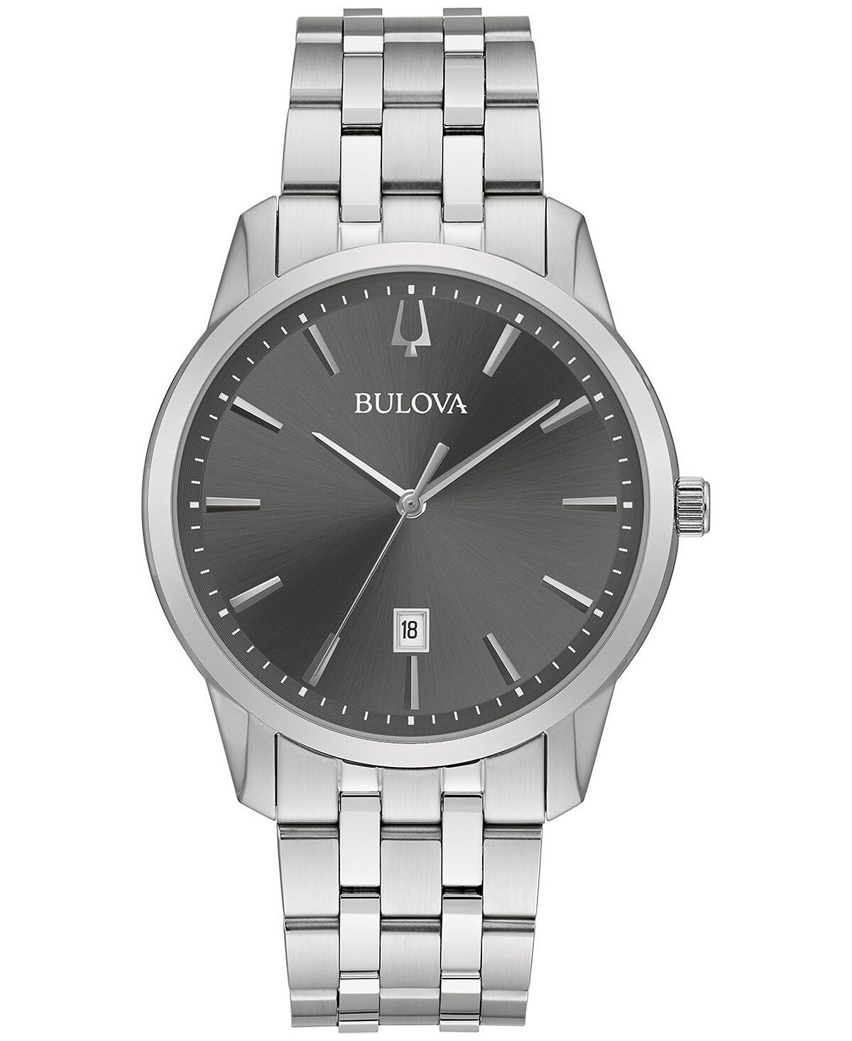 

Мужские классические часы Sutton с браслетом из нержавеющей стали, 40 мм Bulova