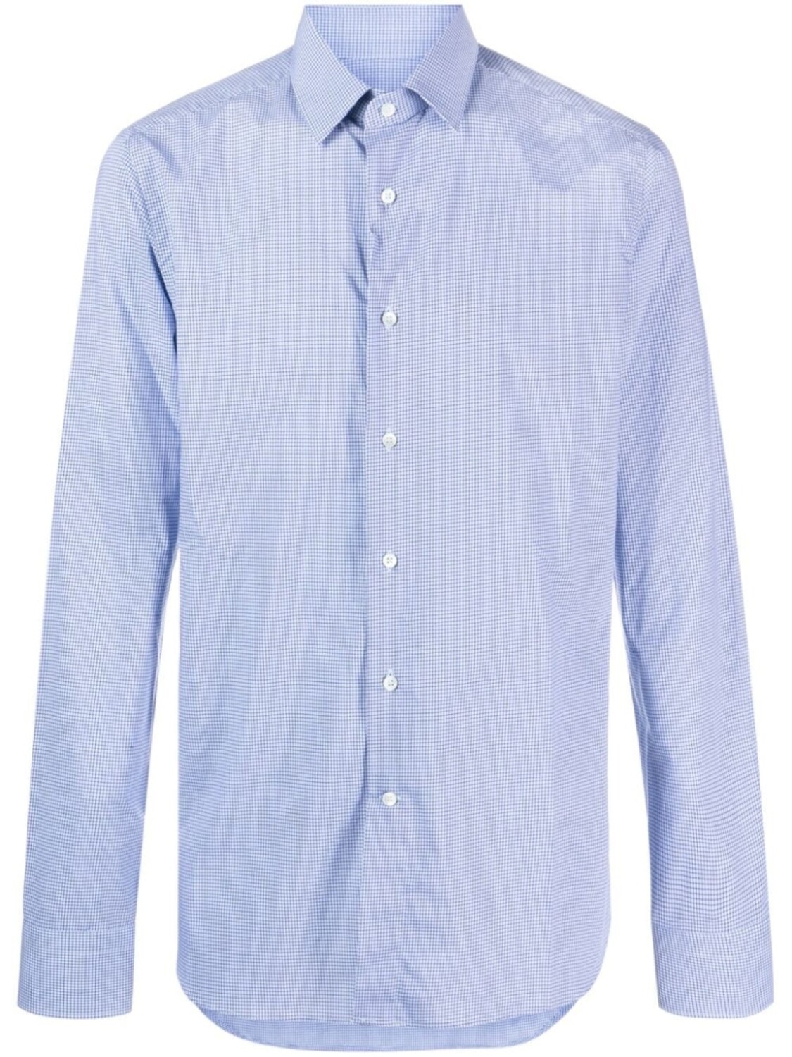

Canali рубашка в тонкую полоску, синий