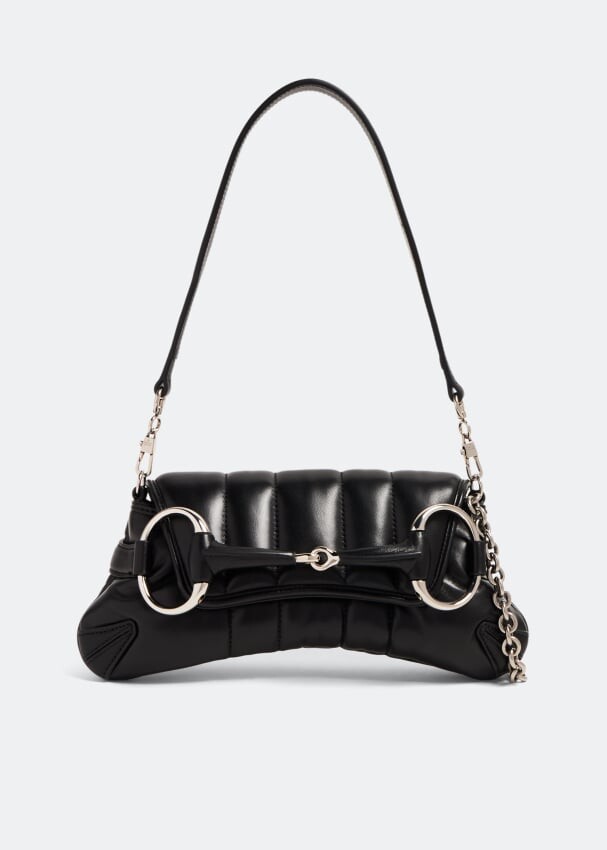 

Сумка через плечо Gucci Horsebit Chain Small, черный