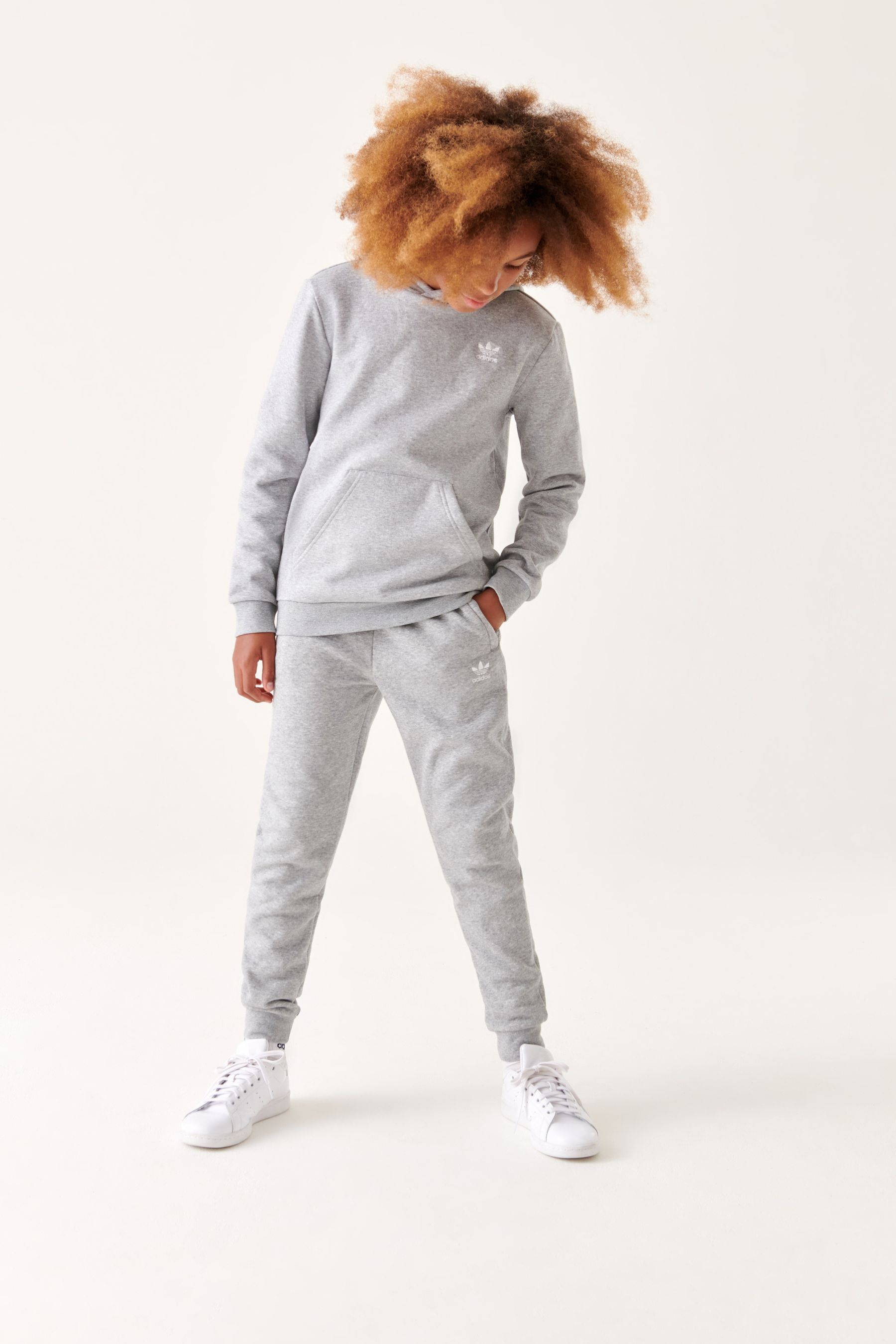 Детские беговые брюки Adidas Originals Adicolor adidas originals, серый