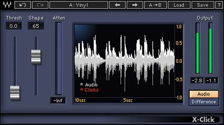 

Плагин шумоподавления Waves X-Click