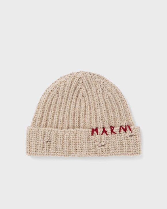 

Шапка Marni Beanie, цвет moccasin
